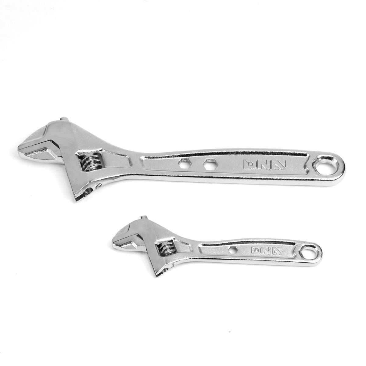 HERRAMIENTAS DNA LOGO - 2PC - 6" WRENCH, 10" WRENCH - 1" / 1-1.5" JAW OPENING - CHROME VANADIUM STEEL