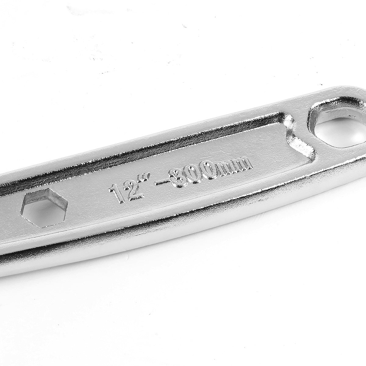 HERRAMIENTAS DNA LOGO - 1PC - 12" WRENCH - 1-1/5" JAW OPENING - CHROME VANADIUM STEEL