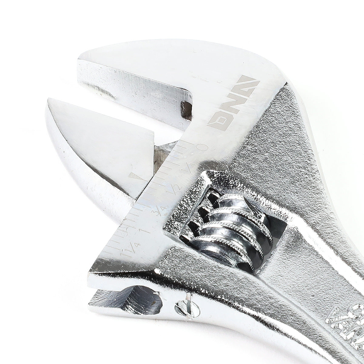 HERRAMIENTAS DNA LOGO - 2PC - 6" WRENCH, 8" WRENCH - 1" / 1-1/2" JAW OPENING - CHROME VANADIUM STEEL - BLACK / RED RUBBER GRIP