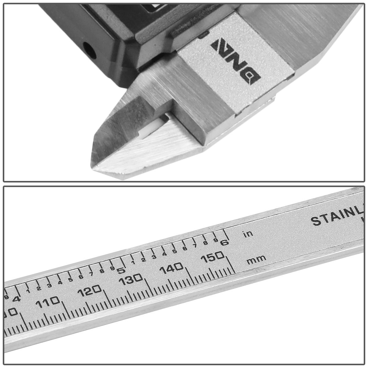 HERRAMIENTAS DNA LOGO - 6" - STAINLESS STEEL - LCD DISPLAY - GREY