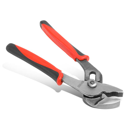 HERRAMIENTAS DNA LOGO - 1PC - 8" TOUNGE-AND-GROOVE PLIER - 1" JAW OPENING - BLACK / RED RUBBER GRIP