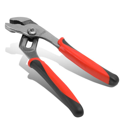 HERRAMIENTAS DNA LOGO - 1PC - 8" TOUNGE-AND-GROOVE PLIER - 1" JAW OPENING - BLACK / RED RUBBER GRIP