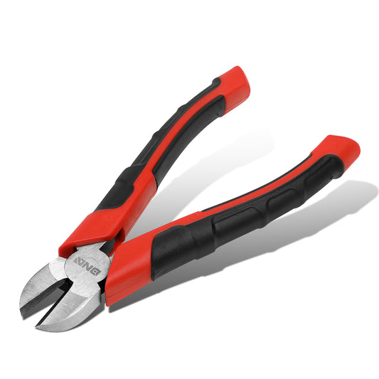 HERRAMIENTAS DNA LOGO - 1PC - 6" DIAGONAL CUTTER - 1/2" JAW OPENING - BLACK / RED RUBBER GRIP