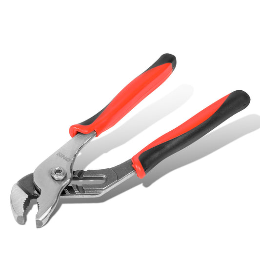 HERRAMIENTAS DNA LOGO - 1PC - 8" TOUNGE-AND-GROOVE PLIER - 1" JAW OPENING - BLACK / RED RUBBER GRIP
