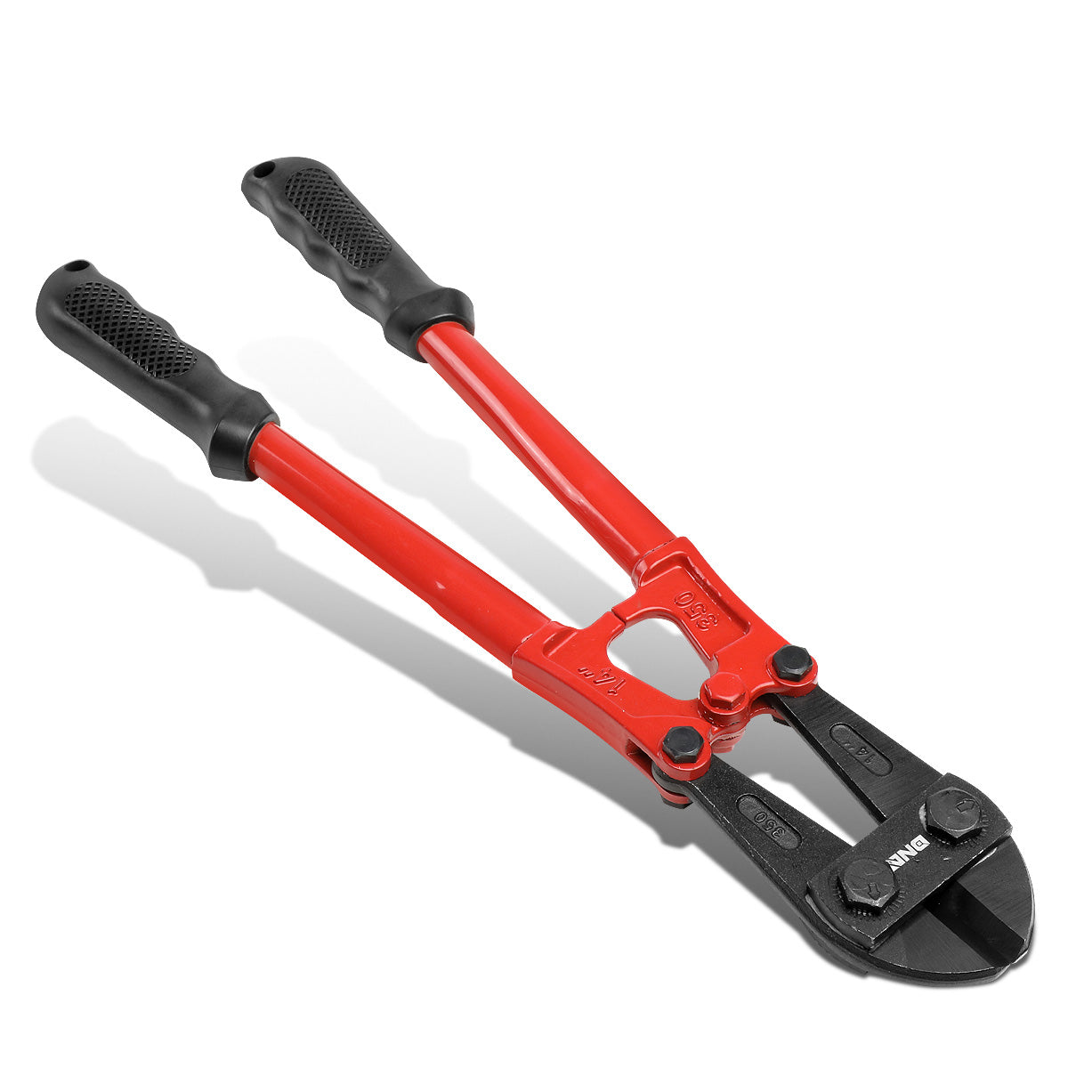HERRAMIENTAS DNA LOGO - 14" - 1/4" JAW OPENING - RED / BLACK RUBBER GRIP
