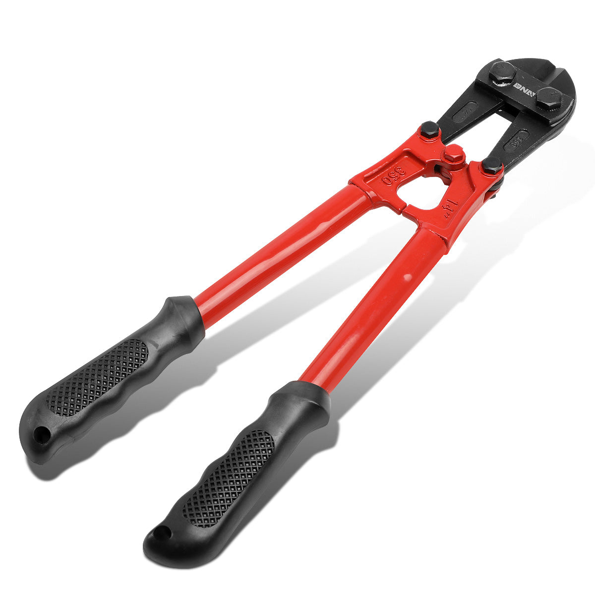 HERRAMIENTAS DNA LOGO - 14" - 1/4" JAW OPENING - RED / BLACK RUBBER GRIP