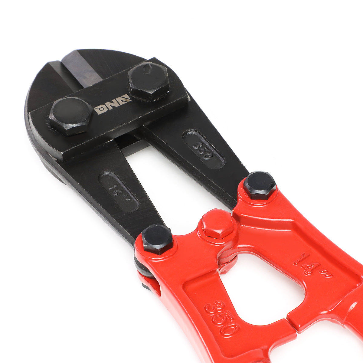 HERRAMIENTAS DNA LOGO - 14" - 1/4" JAW OPENING - RED / BLACK RUBBER GRIP