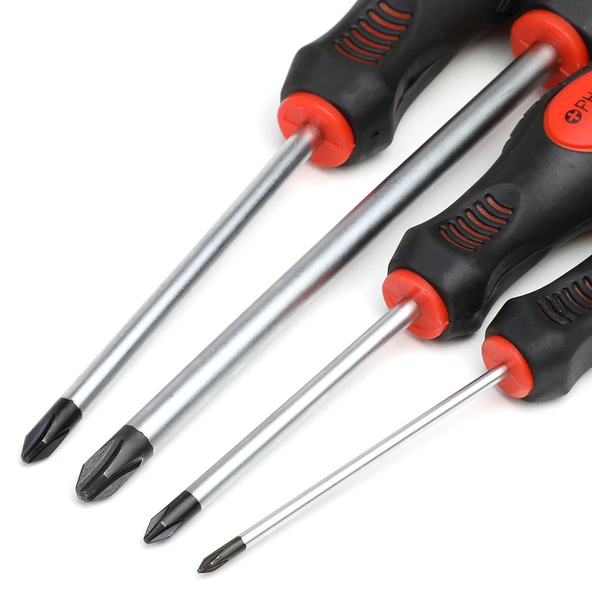 HERRAMIENTAS DNA LOGO - 10PCS - BLACK / RED RUBBER GRIP