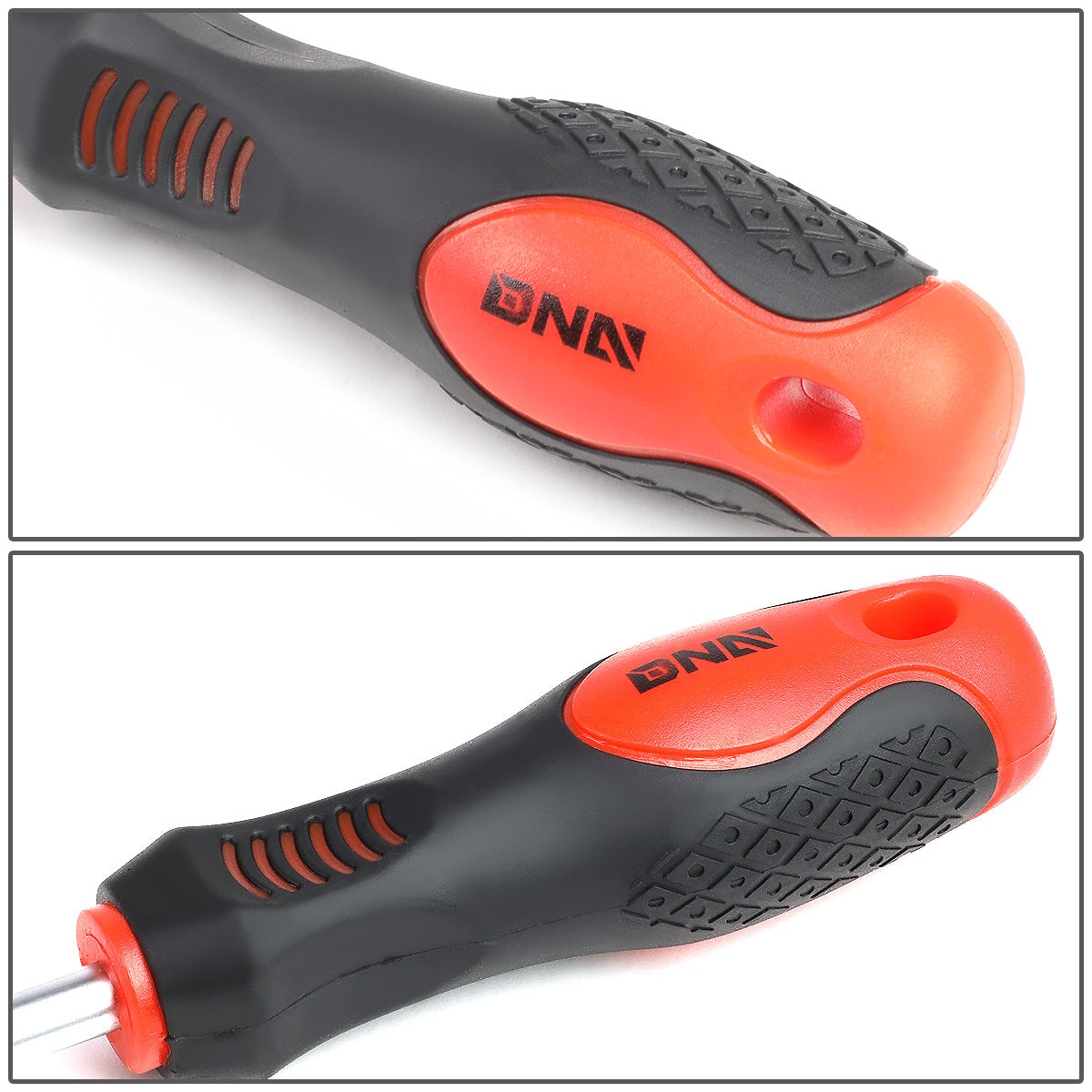 HERRAMIENTAS DNA LOGO - 10PCS - BLACK / RED RUBBER GRIP