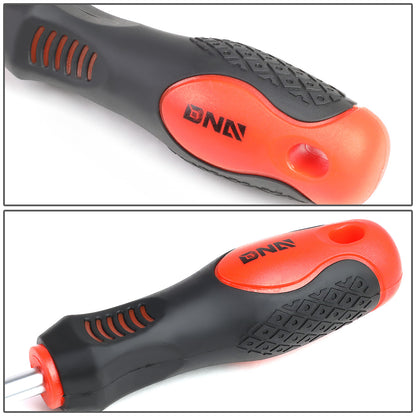 HERRAMIENTAS DNA LOGO - 10PCS - BLACK / RED RUBBER GRIP