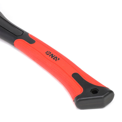 HERRAMIENTAS DNA LOGO - 13-1/2" LONG HANDLE - 1.32LBS AXE HEAD - ALLOY STEEL - FIBERGLASS HANDLE - BLACK / RED