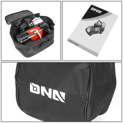 HERRAMIENTAS DNA LOGO - PORTABLE - LED DISPLAY - W/ ADAPTERS - BLACK / RED