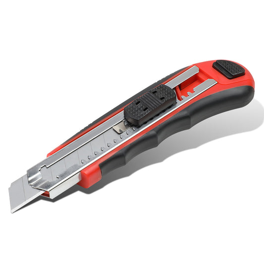 HERRAMIENTAS DNA LOGO - W/ 8 SPARE BLADES - BLACK / RED RUBBER GRIP