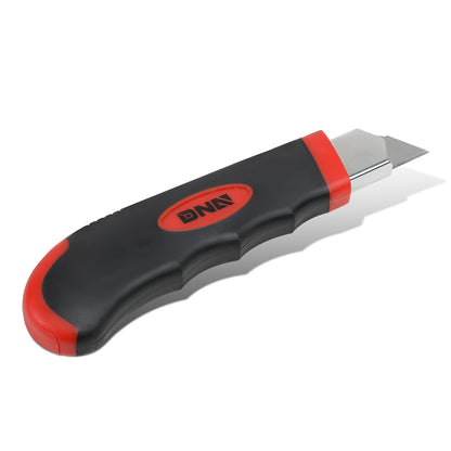 HERRAMIENTAS DNA LOGO - W/ 8 SPARE BLADES - BLACK / RED RUBBER GRIP