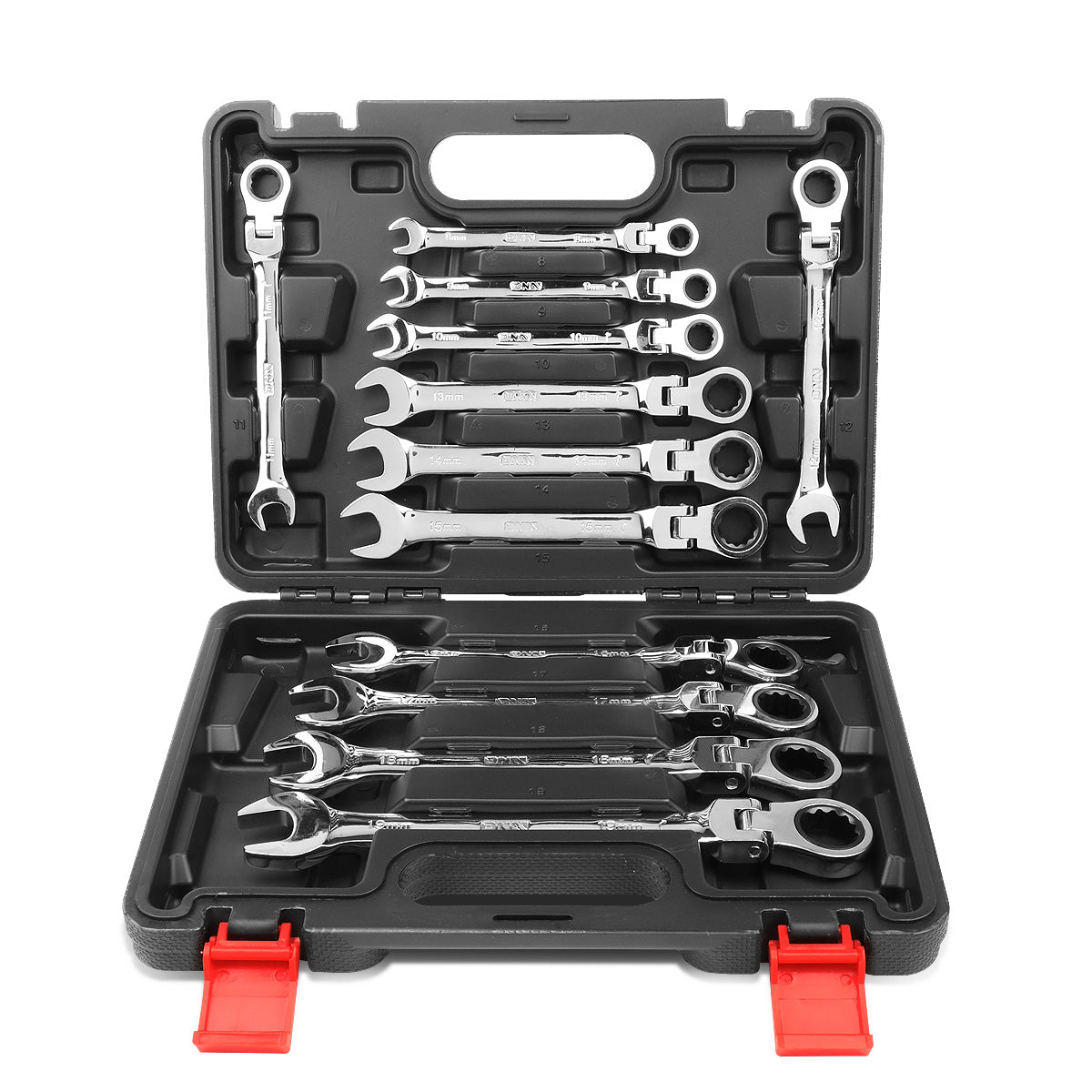HERRAMIENTAS DNA LOGO - 12PCS - DUAL HEAD - VANADIUM CHROME STEEL
