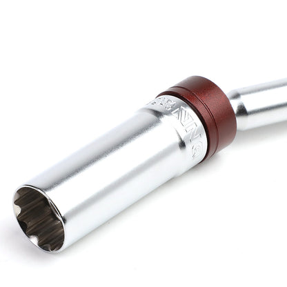 HERRAMIENTAS DNA LOGO - 6" - 16MM SOCKET - 3/8" DRIVE - 20 DEGREE SWIVEL - CHROME VANADIUM STEEL