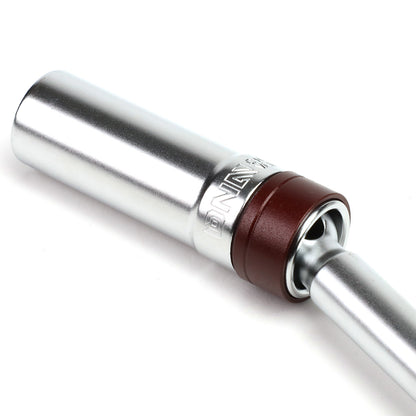 HERRAMIENTAS DNA LOGO - 11" - 16MM SOCKET - 3/8" DRIVE - 20 DEGREE SWIVEL - CHROME VANADIUM STEEL