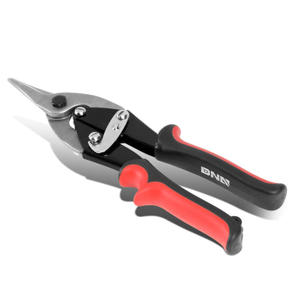 HERRAMIENTAS DNA LOGO - 10" - STRAIGHT CUT - BUILT IN THUMB LOCK - METALLIC / RED / BLACK