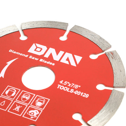 HERRAMIENTAS DNA LOGO - 0.077" THICK - 5/8"-7/8" ARBOR SIZE - METALLIC / RED