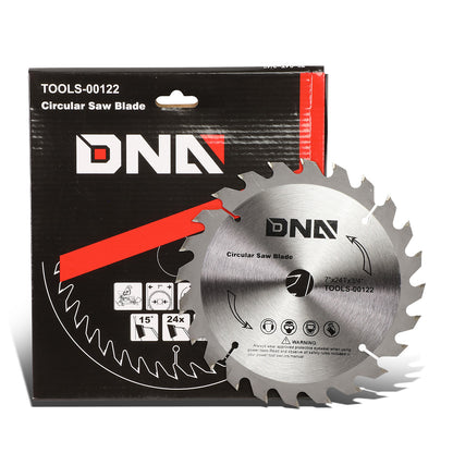 HERRAMIENTAS DNA LOGO - 0.064" THICK - 7" OD - 5/8"-7/8" ARBOR SIZE - 24 TOOTH - METALLIC