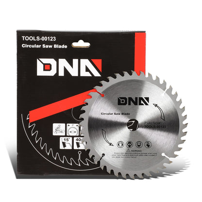 HERRAMIENTAS DNA LOGO - 0.064" THICK - 7" OD - 5/8"-7/8" ARBOR SIZE - 40 TOOTH - METALLIC