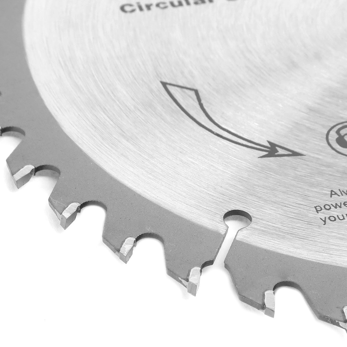 HERRAMIENTAS DNA LOGO - 0.064" THICK - 7" OD - 5/8"-7/8" ARBOR SIZE - 40 TOOTH - METALLIC