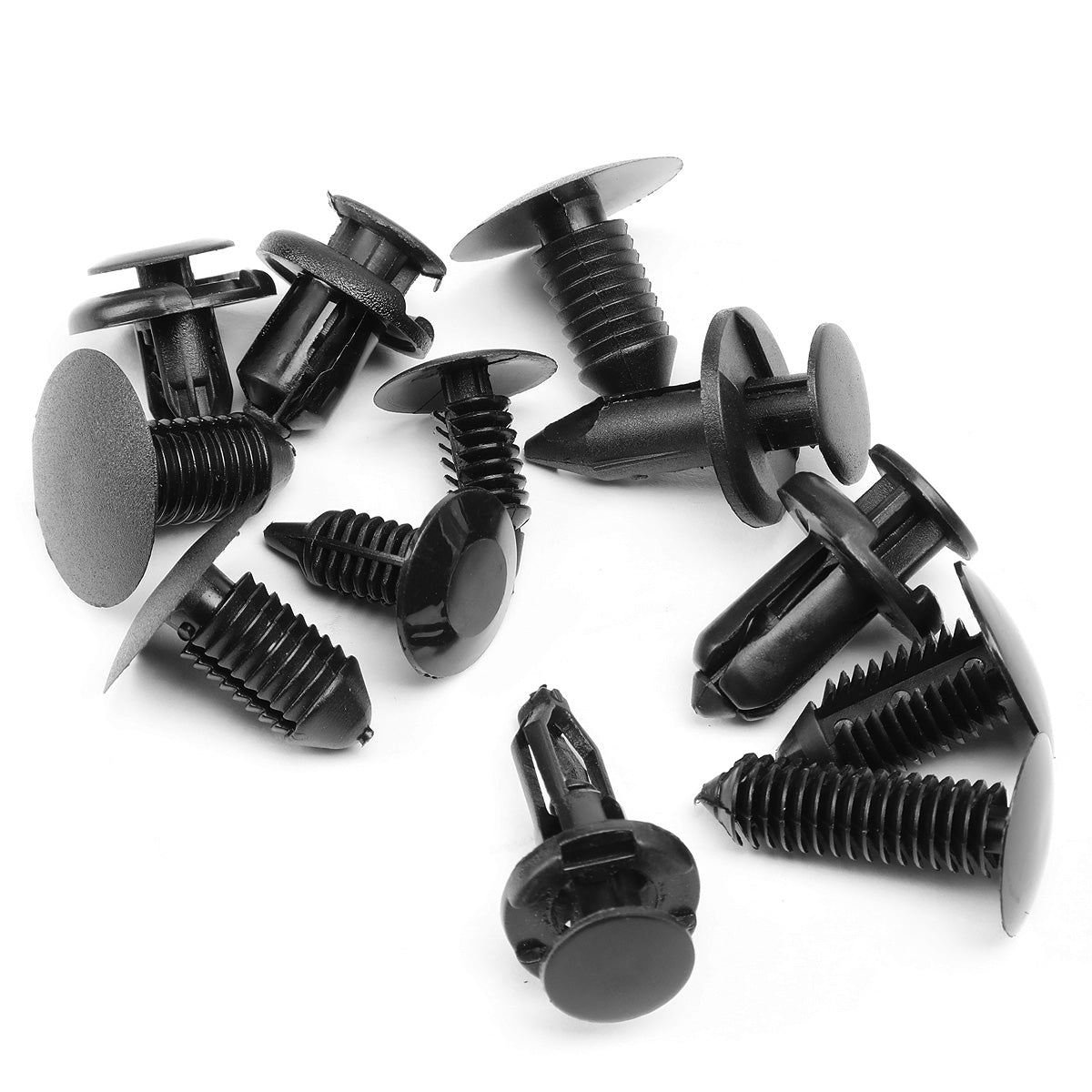 HERRAMIENTAS DNA LOGO - 240PCS - 12 SIZES - W/ CLIP REMOVAL TOOL - BLACK