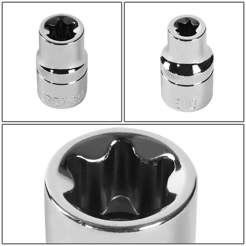 HERRAMIENTAS 9PCS - CHROME - VANADIUM STEEL