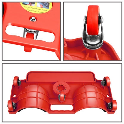 HERRAMIENTAS PLASTIC ROLLING KNEE BOARD RED