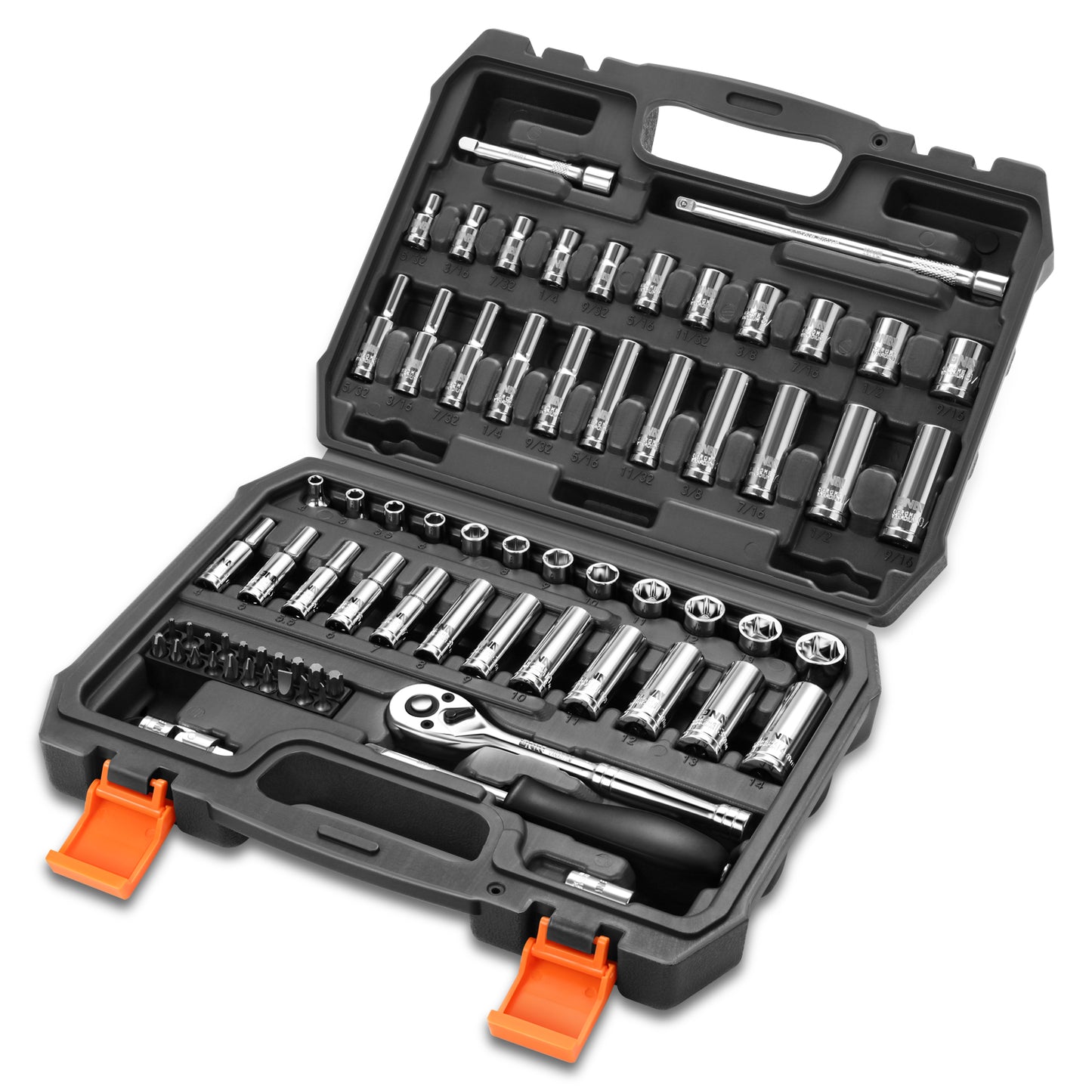 HERRAMIENTAS SOCKET SET 1/4" 71PCS