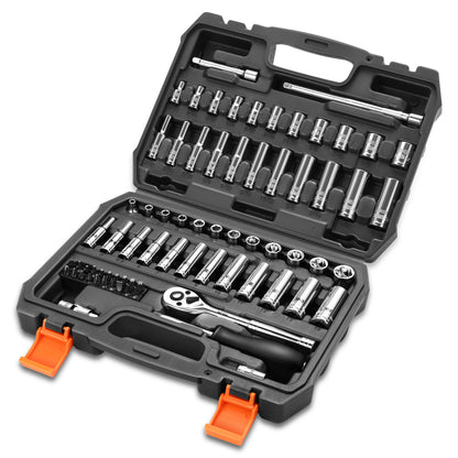 HERRAMIENTAS SOCKET SET 1/4" 71PCS