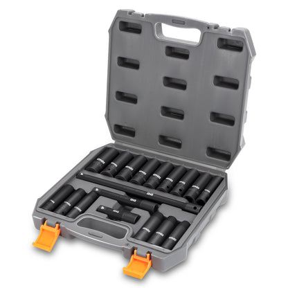 HERRAMIENTAS 18PC SOCKET DEEP IMPACT 1/2"