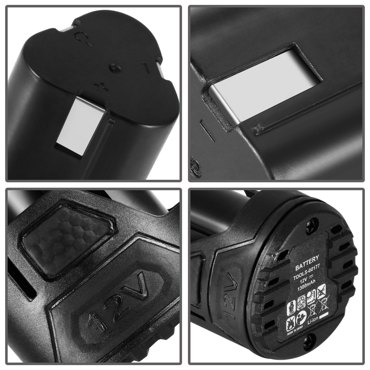 HERRAMIENTAS 12V 1.3AH LI-ION - BLACK