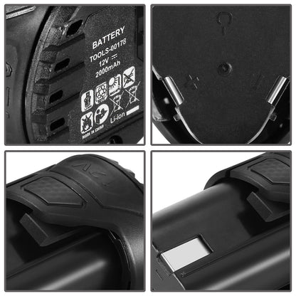 HERRAMIENTAS 12V 2.0AH LI-ION - BLACK