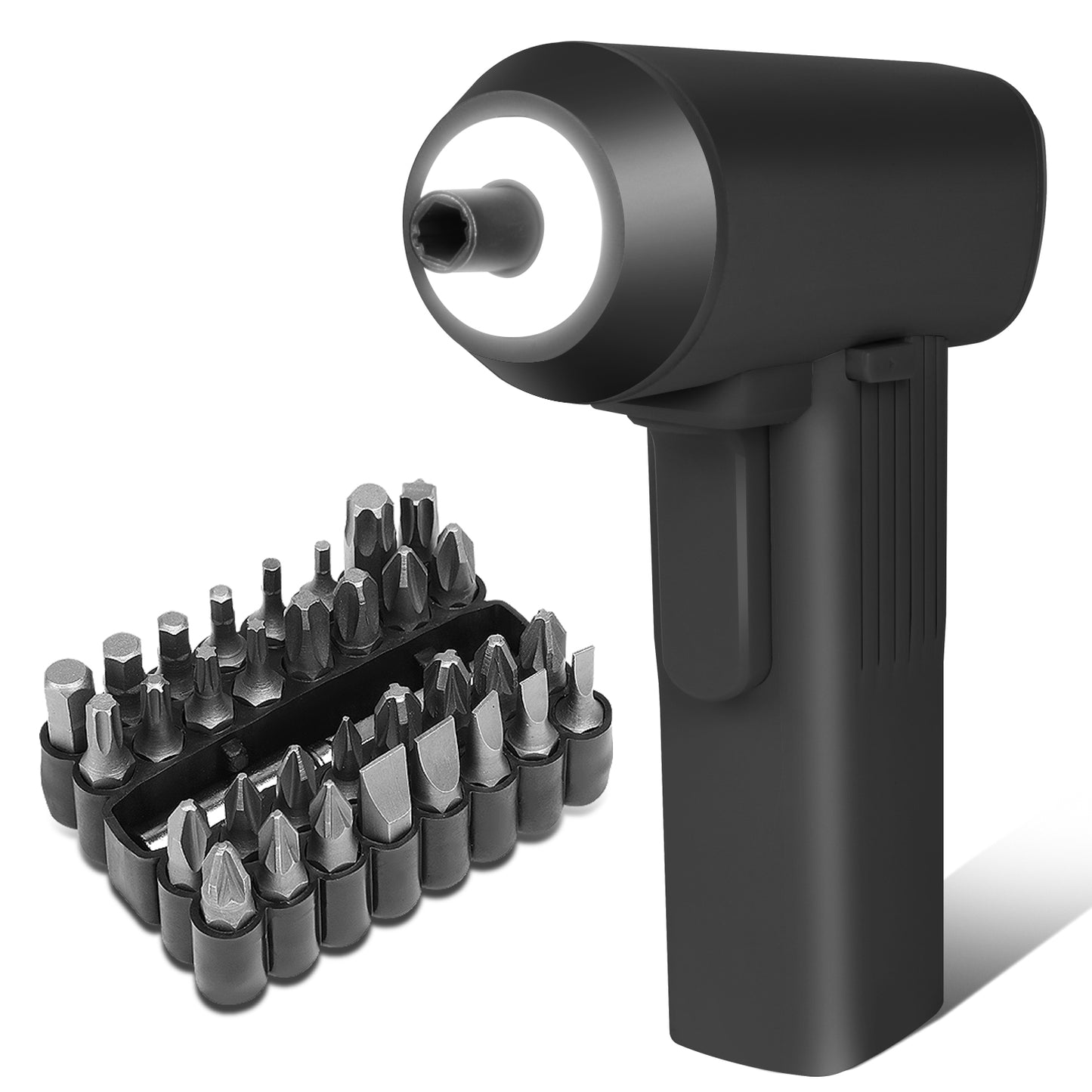 HERRAMIENTAS 200 RPM - 4NM MAX TORQUE - 32PCS BITS - LED LIGHT - BLACK