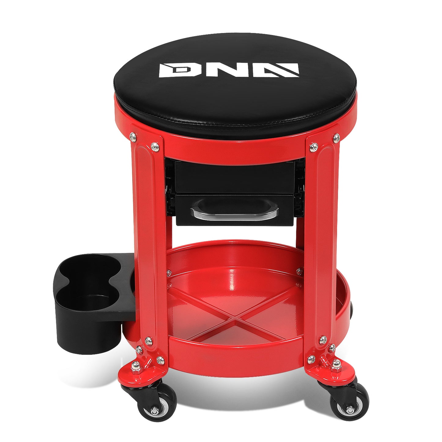 HERRAMIENTAS 16" DIAMETER FROM WHEELS X 16" HEIGHT - 300LBS MAX - BLACK / RED