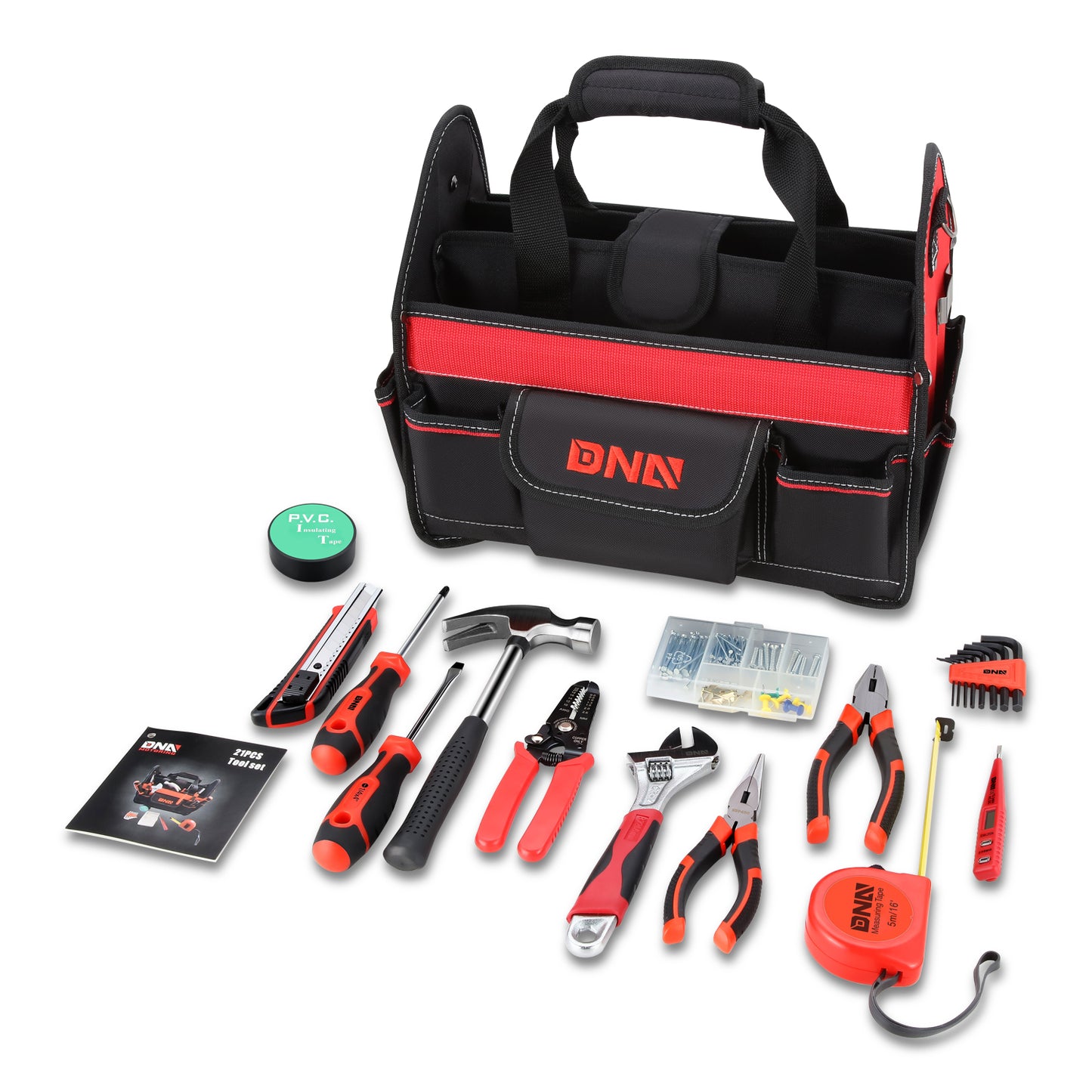 HERRAMIENTAS 21PCS TOOL SET - RED