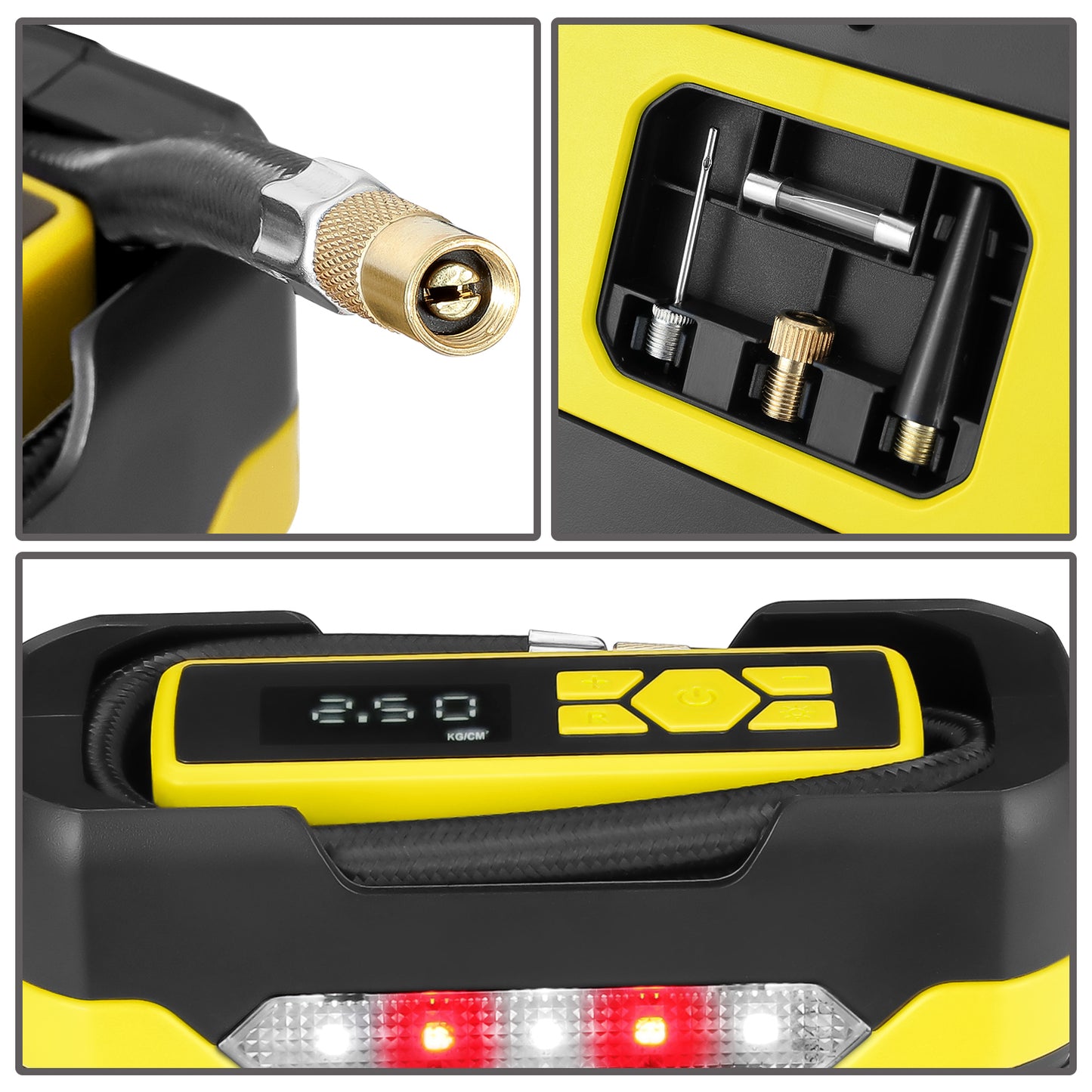 HERRAMIENTAS CAR CHARGER - YELLOW