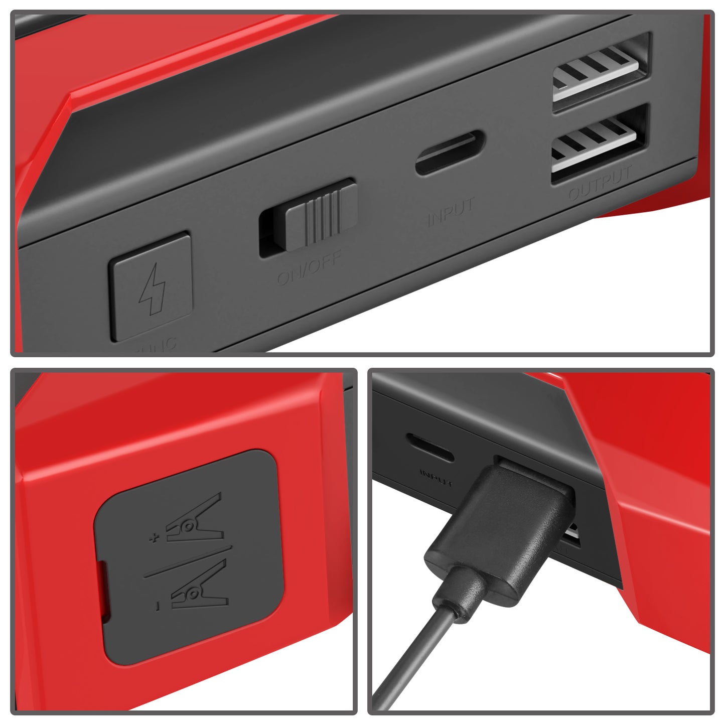 HERRAMIENTAS 12V 1500A 15000 MAH-RED
