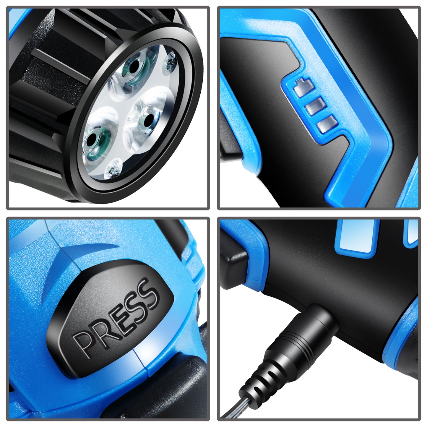HERRAMIENTAS 3.6V - WITH LED WORKLIGHT - BLUE