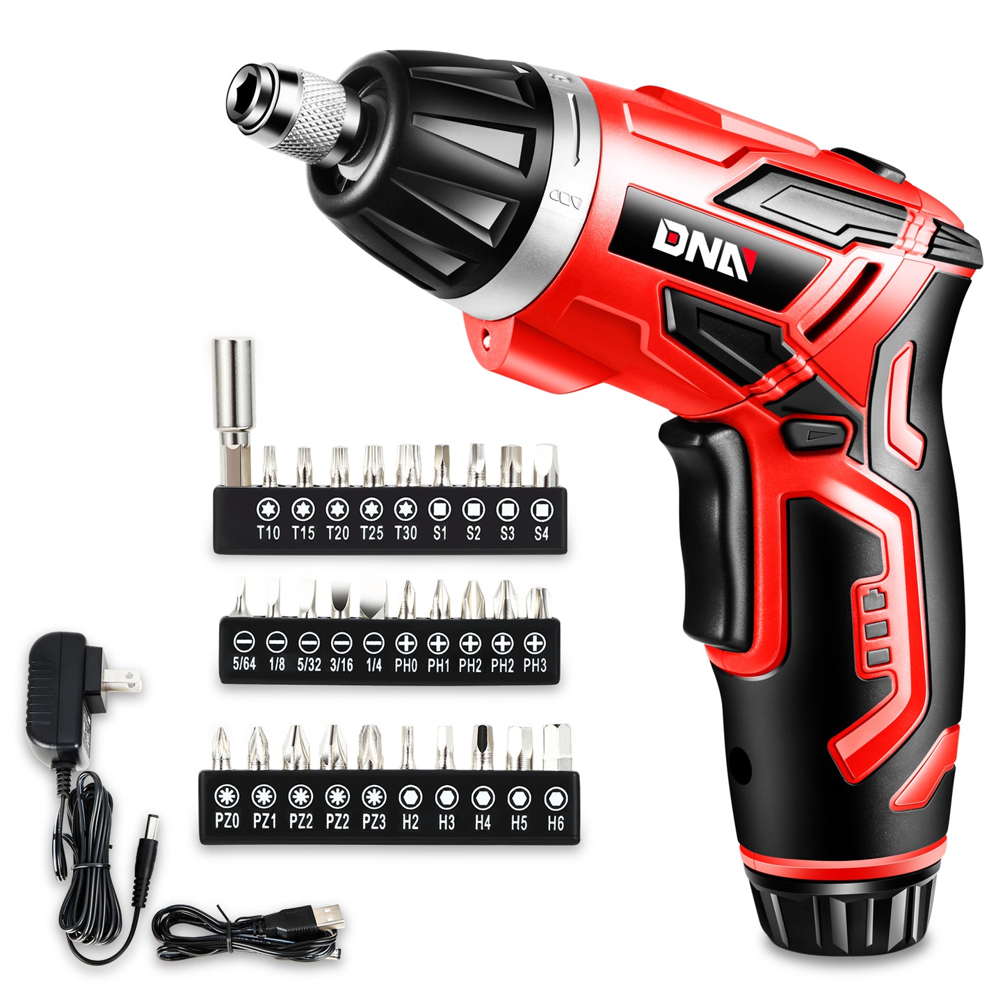 HERRAMIENTAS 3.6V - WITH LED WORKLIGHT - RED