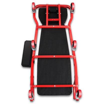 HERRAMIENTAS CAR CREEPER AND SEAT - RED