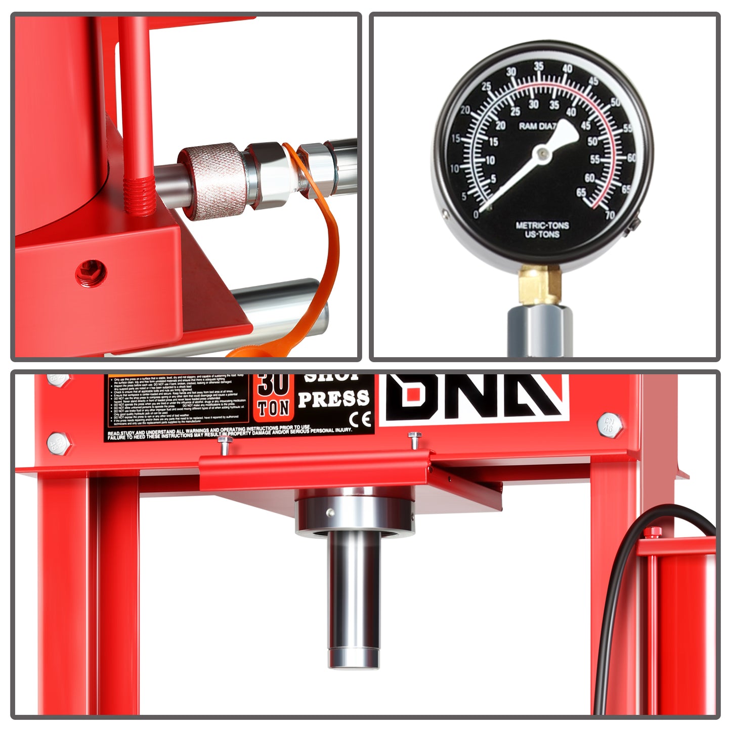 HERRAMIENTAS 30T AIR SHOP PRESS
