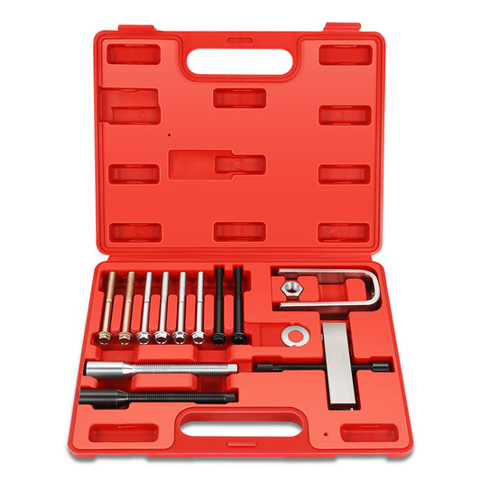 HERRAMIENTAS 14PCS - STEERING WHEEL REMOVER AND LOCK PLATE COMPRESSOR SET - MOST CARS, SUVS, LIGHT TRUCKS