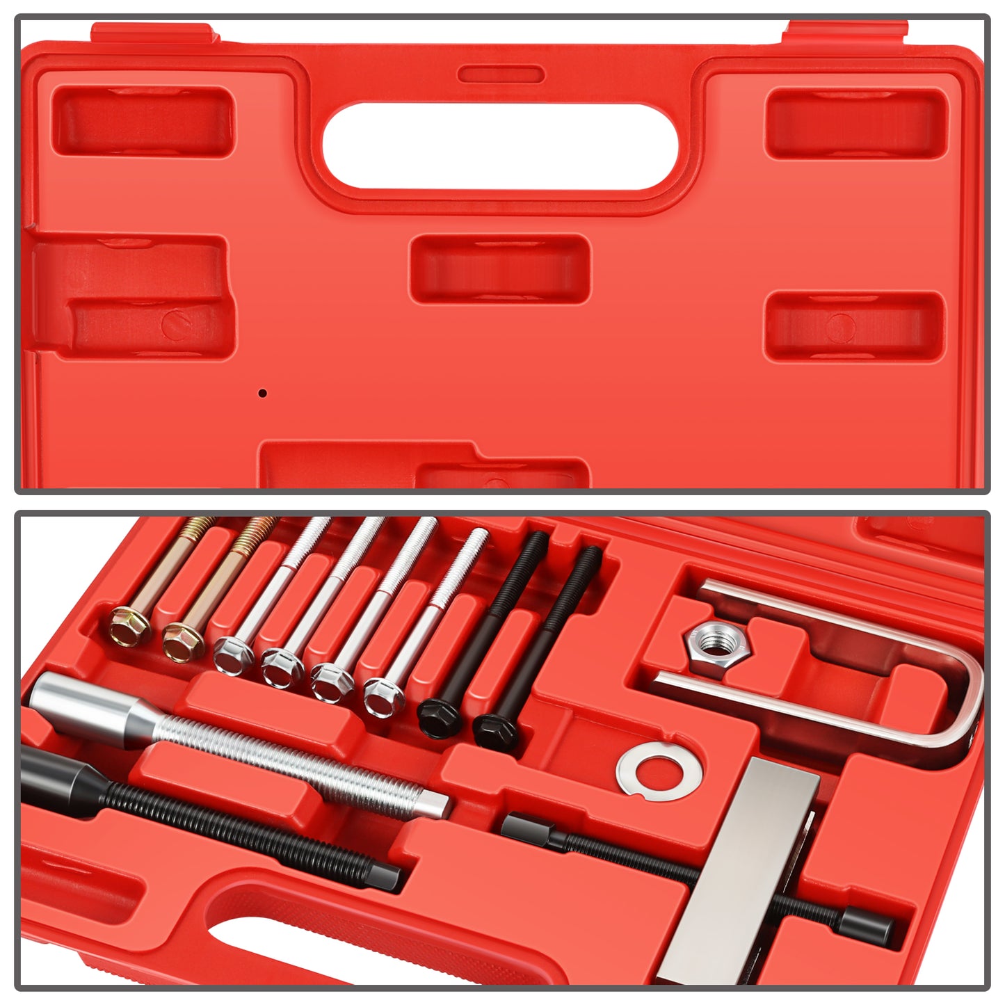 HERRAMIENTAS 14PCS - STEERING WHEEL REMOVER AND LOCK PLATE COMPRESSOR SET - MOST CARS, SUVS, LIGHT TRUCKS