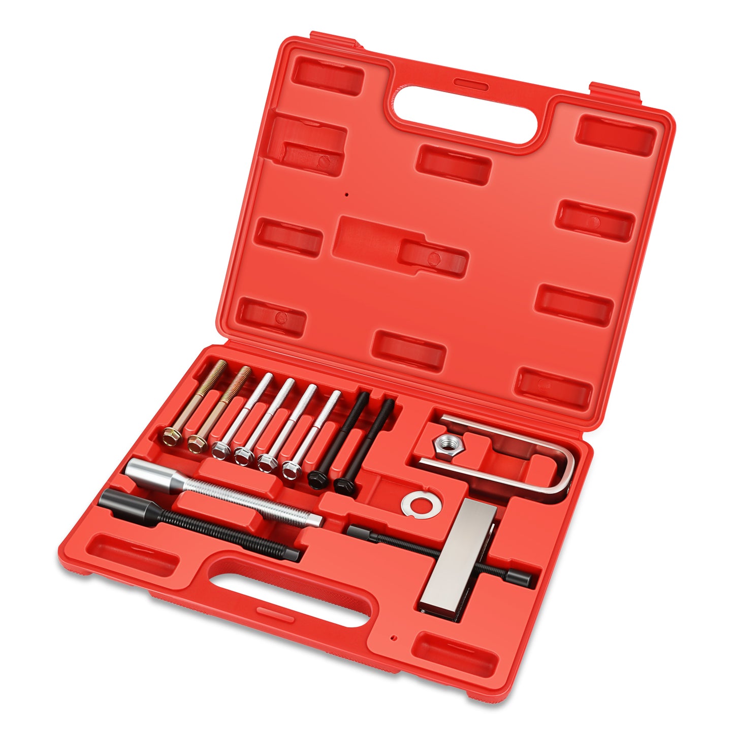 HERRAMIENTAS 14PCS - STEERING WHEEL REMOVER AND LOCK PLATE COMPRESSOR SET - MOST CARS, SUVS, LIGHT TRUCKS