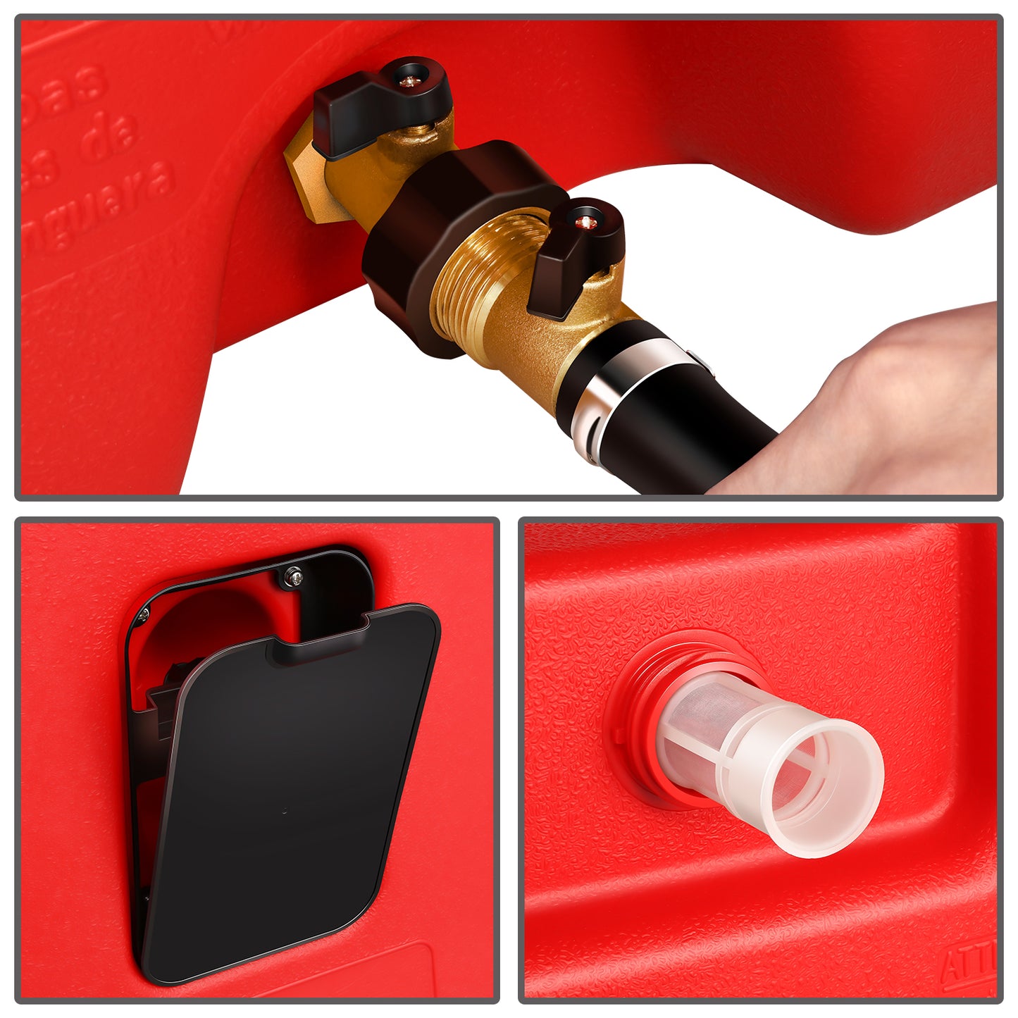 HERRAMIENTAS 58L - FUEL CADDY - RED