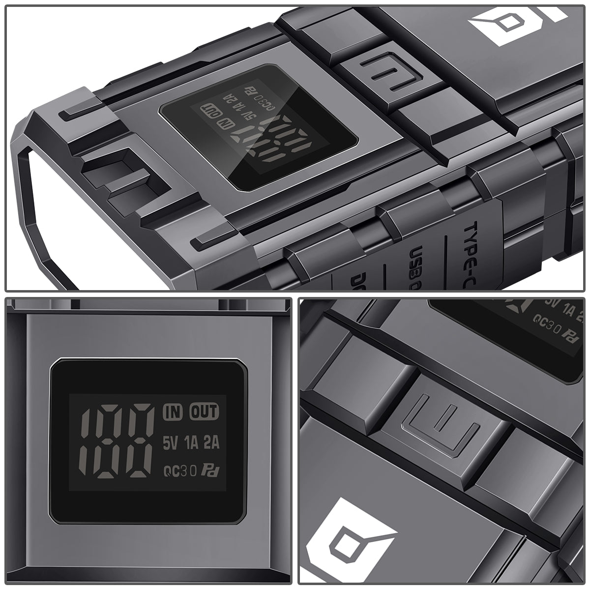 HERRAMIENTAS MULTI-FUNCTION - 12000MAH - BLACK