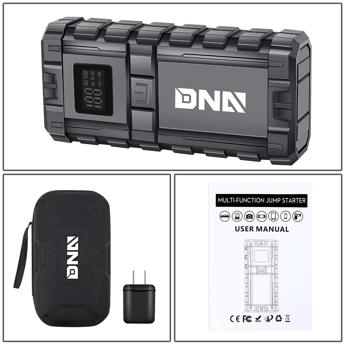 HERRAMIENTAS MULTI-FUNCTION - 12000MAH - BLACK