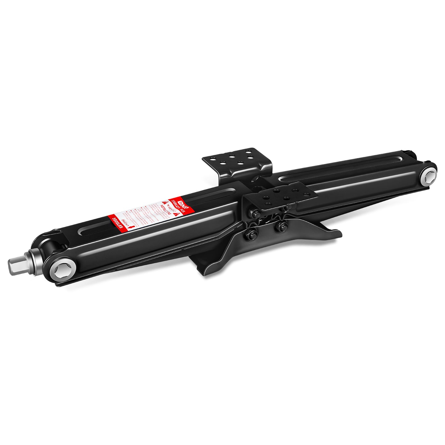 HERRAMIENTAS SCISSOR JACK KIT - 2PCS - 24" - 5000LBS - BLACK - FOR RV STABLIZING AND LEVELING PURPOSE ONLY, NEVER USE FOR LIFTING, CHANGING TIRES OR SUPPORTING WEIGHT OF ANY VEHICLES